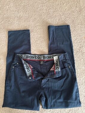 Iron Co. Men’s navy pants like new 34/32